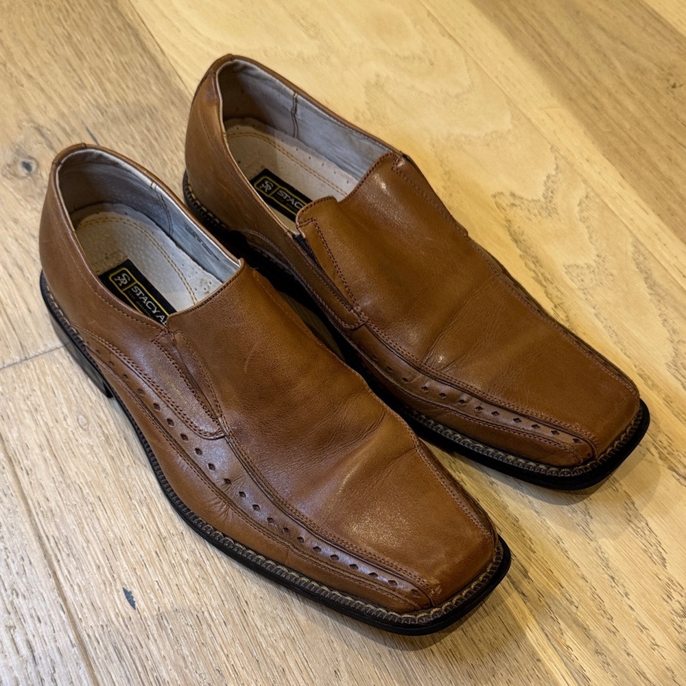 Stacy Adams Tan Leather Men's Loafers